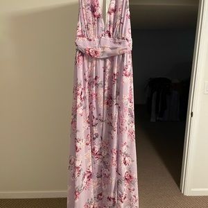 Lulus floral dress sz L
